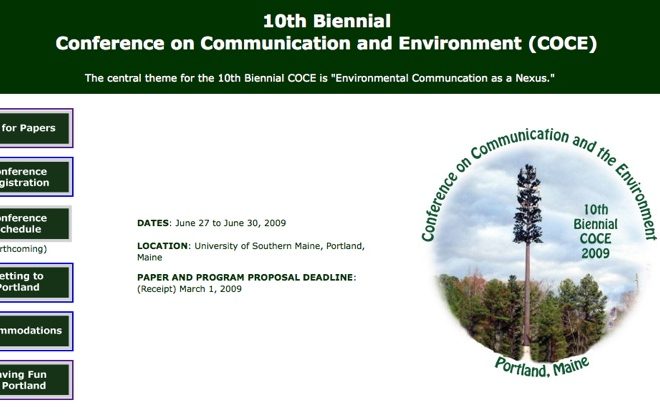 10th Biennial Conference on Communication and Environment (COCE)