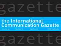 Call for manuscripts for special issue of the International Communication Gazette. Communicating the Environment.